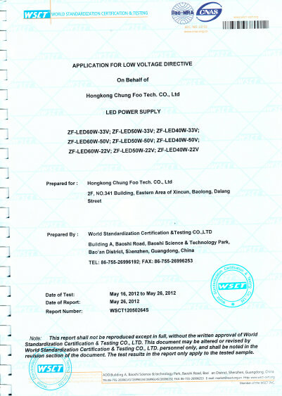 报告60W电源-CE-LVD